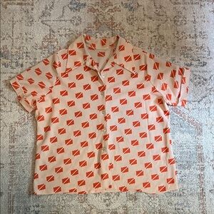 70s Vintage Collared Button Up